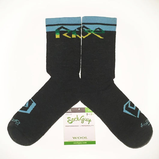 Rise Bikes SockGuy Wooligan Wool Logo Socks